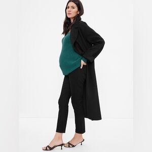 NWT GAP Maternity Inset Panel Vintage Slim Jeans - Black Pregnancy Denim Casual